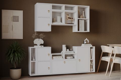 BK ÇOK AMAÇLI DOLAP, DUVARA MONTE ÜST MODÜL, KBR