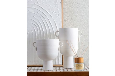 THE MİA PURE DEKORATİF VAZO, 22X16X34 CM