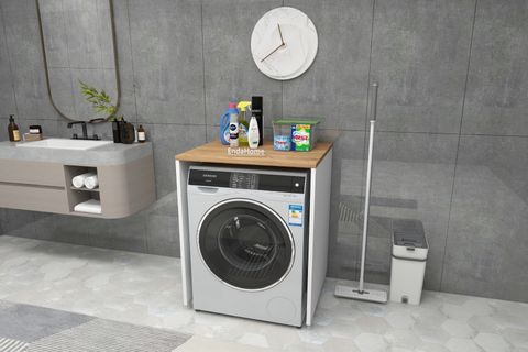 ARİN SOLO ÇAMAŞIR MAKİNESİ DOLABI, ÇAM BEYAZ, 89X65 CM