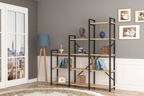 WOOD HOUSE KARDELEN KİTAPLIK ATLANTİK ÇAM