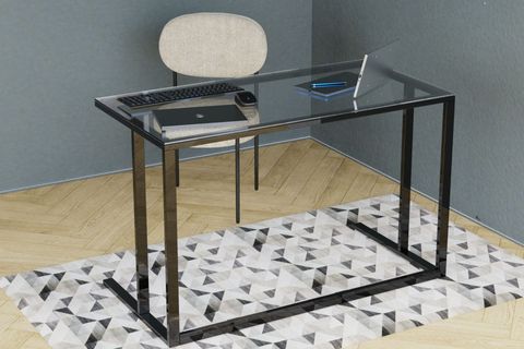 TEKLİ DESK ÇALIŞMA MASASI, SİYAH AYAK