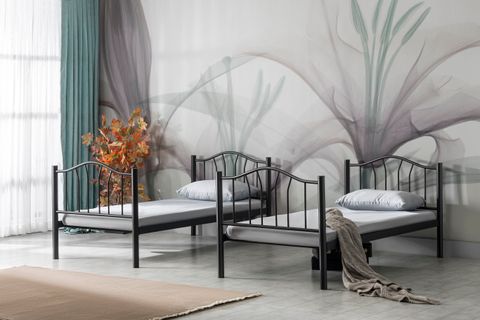 EVGER METAL RANZA, R25, SİYAH, 90X190