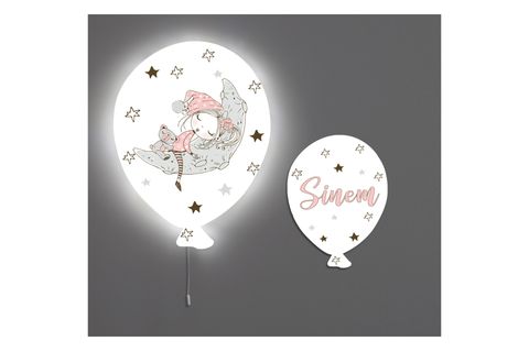 AYDA UYUYAN KIZ ŞEKER BALON AYDINLATMA