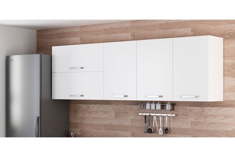 MİNAR 235 CM MUTFAK DOLABI BEYAZ 235-B2-ÜST MODÜL