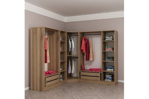 MİNAR KALE GARDIROP 10,  7 KAPAKLI,  ANTRASİT