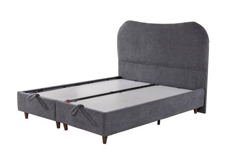 LUNA TREND BAZA VE BAŞLIK SETİ, GRİ, 120X200