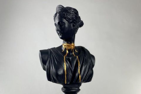 ARTEMIS GOLD BLOOD POP ART DEKORATİF ROMA YUNAN HEYKELLERİ