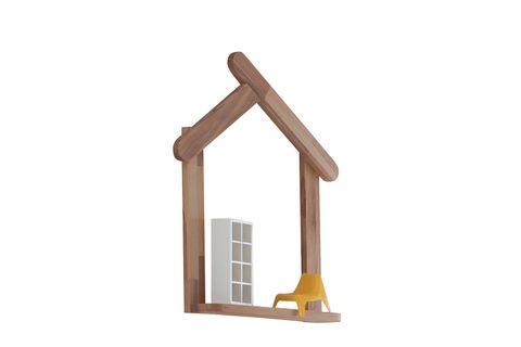 MY HOUSE MONTESSORİ YILDIZ KUMAŞLI YAY ÇATILI OYUN EVİ