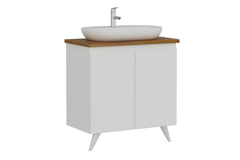 NİKA BANYO DOLABI ALT 85CM AY2K TZG BEYAZ