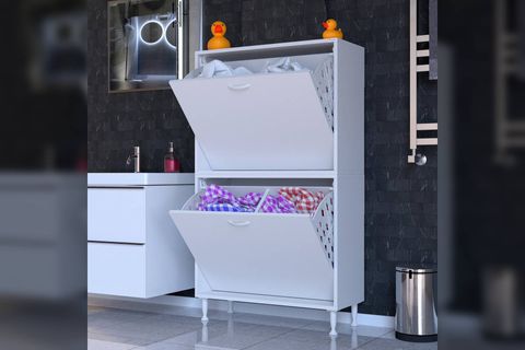İLKİM ALT VE ÜST MODÜL SEPETLİ BANYO DOLABI, 85 CM