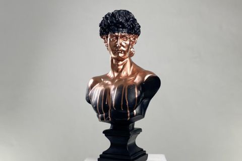 DAVID BITTER CHROME POP ART DEKORATİF ROMA YUNAN HEYKELLERİ