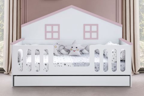 BELLO YAVRULU MONTESSORİ YATAK, PEMBE