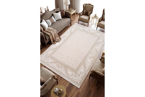 KOZA ŞİMAL BEJ SALON HALISI A3549B, 100X300