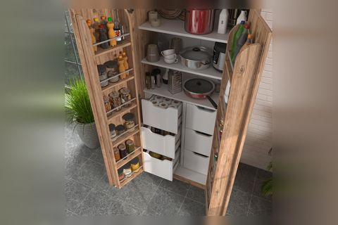 MOLİNA 6 ÇEKMECELİ ATLANTİK 90 DERECE KİLER DOLAP