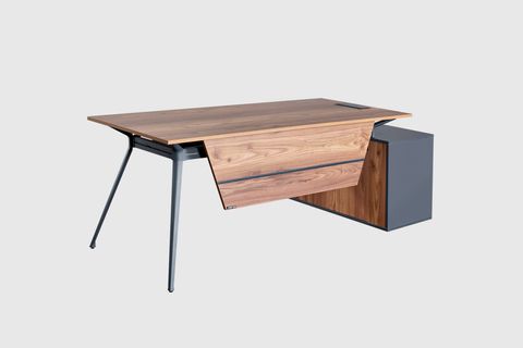 Çalışma Masası 160 cm SAĞ Etajerli