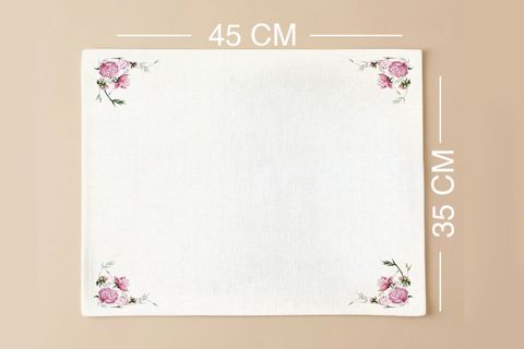 SOFT FLORAL PAMUKLU ALTI ADET AMERİKAN SERVİSİ