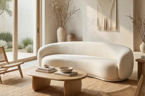 OLİVER BABYFACE FASÜLYE ÜÇLÜ KOLTUK, BEYAZ