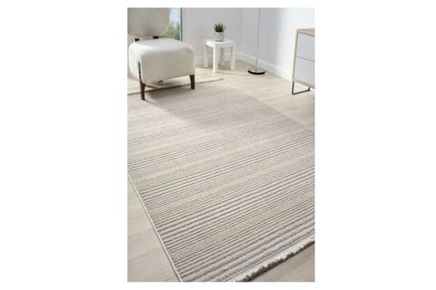 STEP SERİSİ NATUREL BUKLELİ YUMUŞAK DOKULU ISKANDİNAV DOKUMA HALI, 80X450