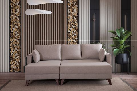 GLORİA MİNİ KÖŞE KOLTUK, KREM, SOL KÖŞE