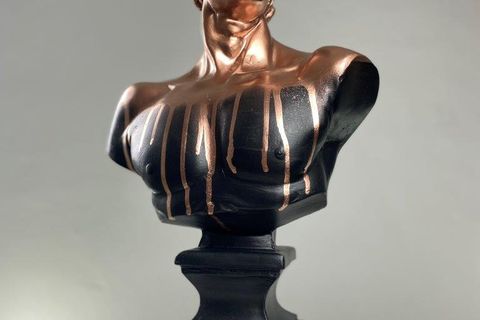 DAVID BITTER CHROME POP ART DEKORATİF ROMA YUNAN HEYKELLERİ