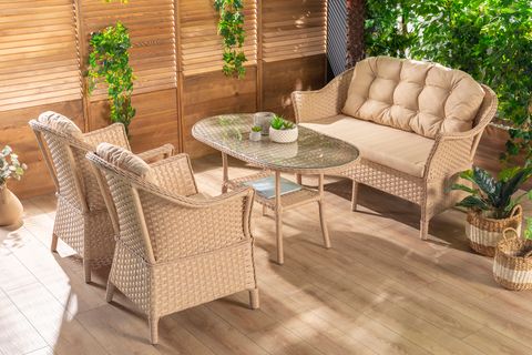 MİHENK RATTAN BAHÇE TAKIMI, CAPPUCCİNO