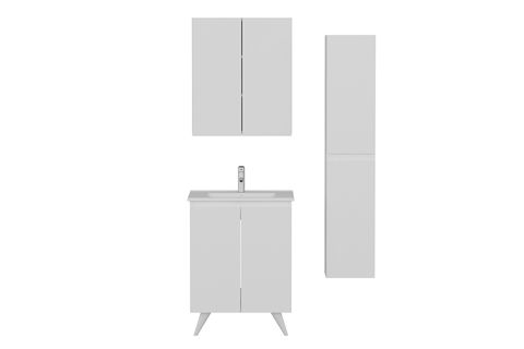 NİKA BANYO DOLABI AY2K, BEYAZ, 65CM