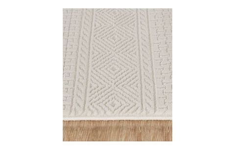 JASMİNE SERİSİ BAMBU DOKULU MAKİNE HALISI, KREM, DE503, 200X290