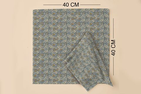 ZÜMRÜT YAPRAKLAR PAMUKLU DÖRT ADET PEÇETE