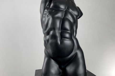 TORS BLACK POP ART DEKORATİF ROMA YUNAN HEYKELLERİ