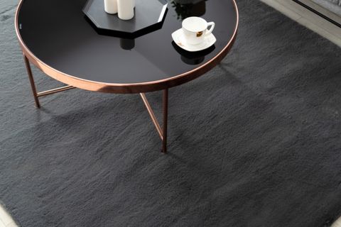 TAPPETO REX TAVŞANI DEKORATİF POST HALI, ANTRASİT, 80X150