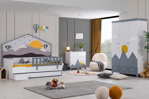 STAR YAVRULU MONTESSORİ ÇOCUK ODASI TAKIMI, 3 KAPAKLI