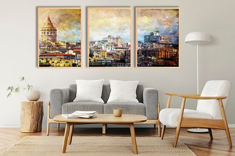 ISTANBUL TABLO SETİ, 50X70