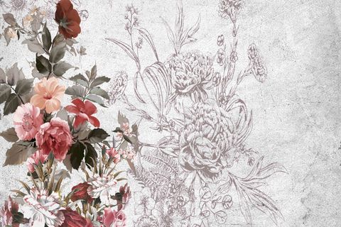 DİJİTAL BASKI, KAYMAZ TABAN İKİLİ BANYO PASPASI 100X60 + 60X50 CM  RVG5068