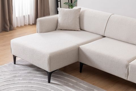 BELLİSİMO CORNER SOFA, LEFT CHAİSE, ECRU