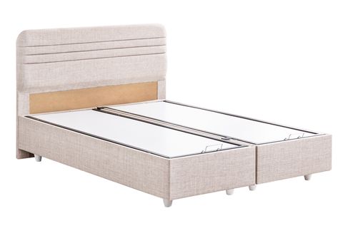 MİLA BAZA BAŞLIK VE ORTHO SOFT YATAK, KREM, 160X200