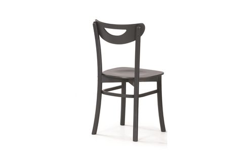 DAMLA SABİT MASA VE ALMAN SANDALYE TAKIMI, CEVİZ ANTRASİT, 125X80