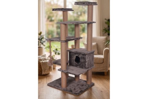 CANDY KEDİ TIRMALAMA AĞACI GRİ