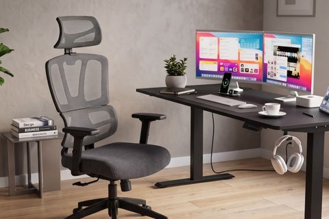 OFİSİMİ ROG ONE ERGONOMİK ÇALIŞMA KOLTUĞU, ANTRASİT GRİ