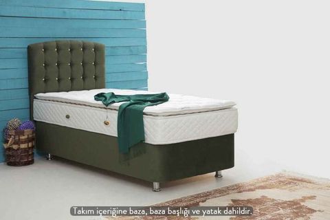 LANFE BAZA BAŞLIK VE YATAK SETİ, 100X200