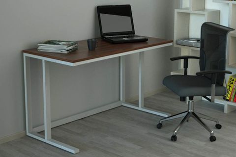 TEKLİ DESK ÇALIŞMA MASASI, BEYAZ AYAK