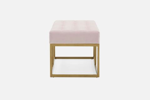 CAMRON GOLD METAL BENCH, PEMBE
