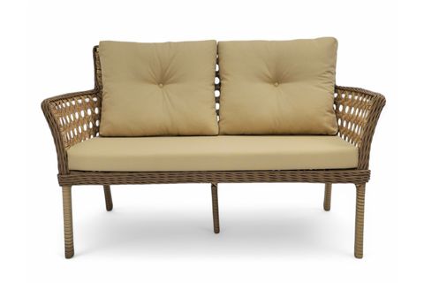 MOVA RATTAN İKİLİ BAHÇE MOBİLYASI, AÇIK KAHVE