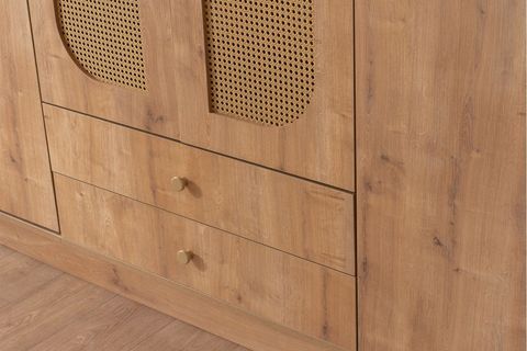 İSKANDİNAV HAZERAN GARDIROP, 4 KAPAKLI