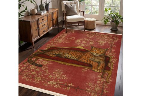 KRALİYET LEOPARI DOKUMA TABAN HALI, 357 YNG, 60X120 CM