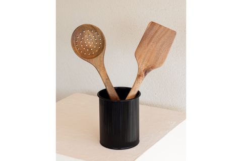 THE MİA STRİPE TEZGAH ÜSTÜ KAŞIKLIK SİYAH 13X11 CM