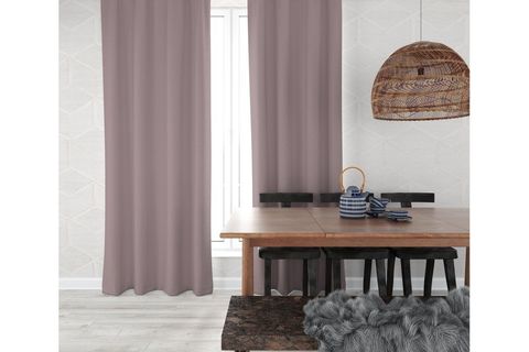 MARKAEV AÇIK MÜRDÜM RENKLİ ÇİFT KANAT FON PERDE