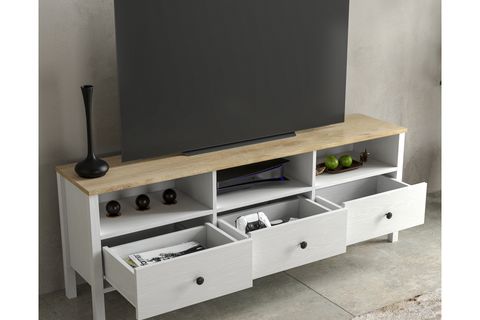 LUMERA MODERN TV ÜNİTESİ, 3 ÇEKMECELİ 3 BÖLMELİ, 160 CM