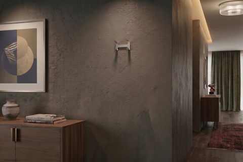 YAPIŞKANLI PASLANMAZ ÇELİK ÇOK AMAÇLI DUVAR ASKISI, GÜMÜŞ GRİ, 10X5X3 CM