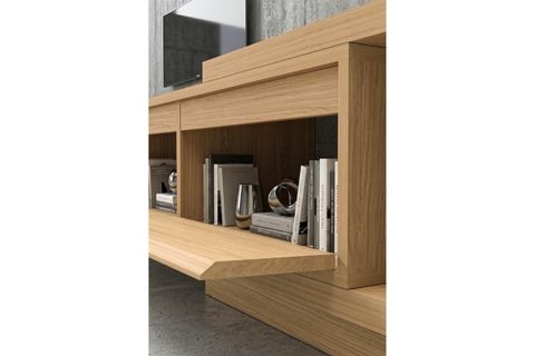 VİSTA UZAYABİLEN TV ÜNİTESİ, MEŞE, 160-270 CM