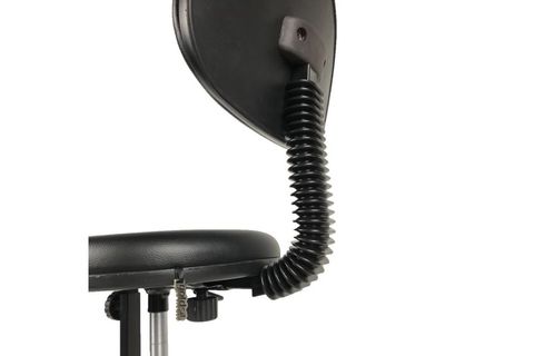 GOLDSİT MEGA YARIM ÇEMBERLİ SIRTLI TABURE 210 P, SİYAH DERİ